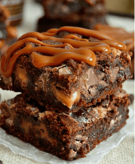Brownie med dulce de leche
